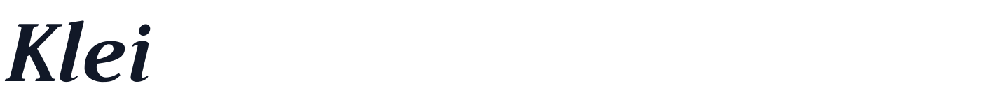 Klei — KleiBldIta.otf