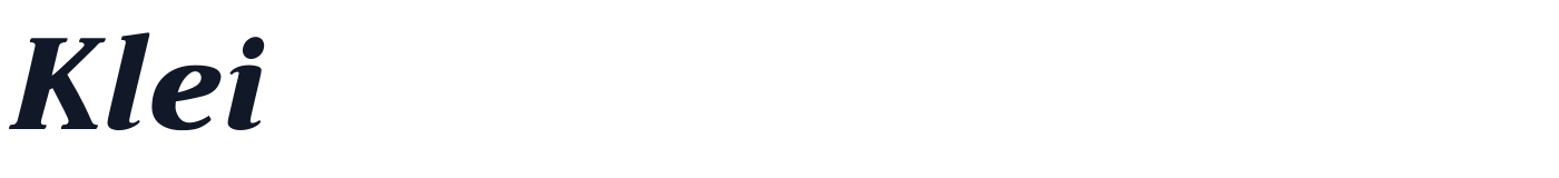 Klei — KleiExtBldIta.ttf