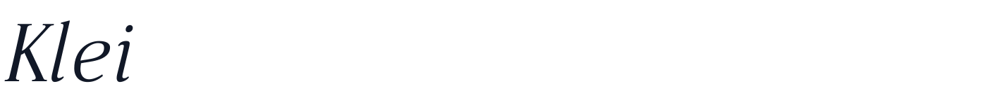 Klei — KleiIta.otf