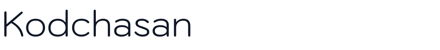 Kodchasan — Kodchasan-Light.ttf
