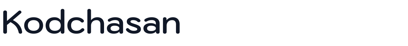Kodchasan — Kodchasan-SemiBold.ttf