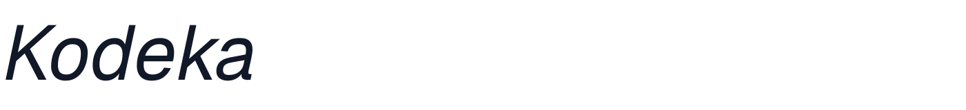 Kodeka — Kodeka-RegularItalic.ttf