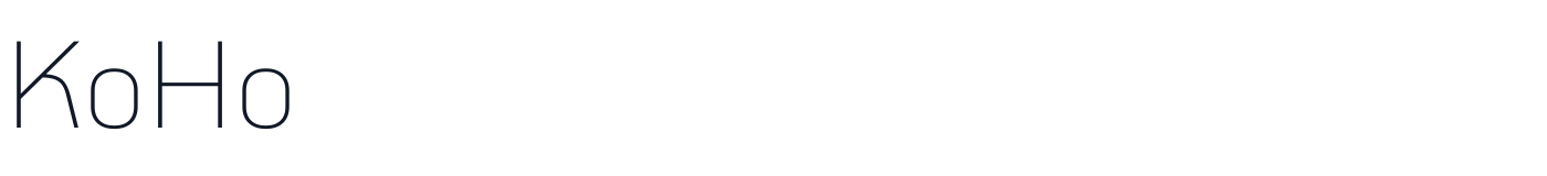 KoHo — KoHo-ExtraLight.ttf