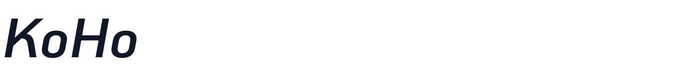 KoHo — KoHo-SemiBoldItalic.ttf