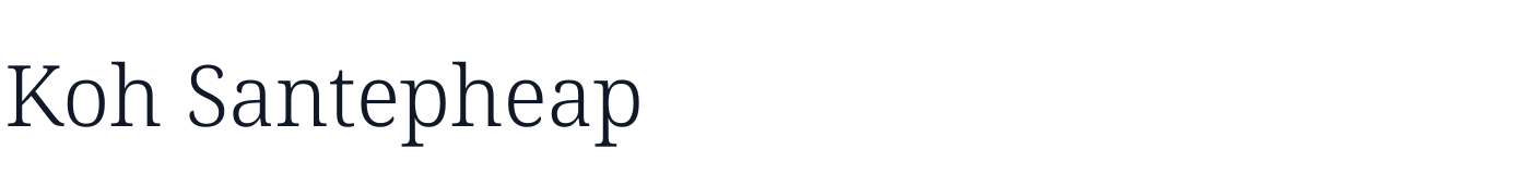 Koh Santepheap — KohSantepheap-Light.ttf
