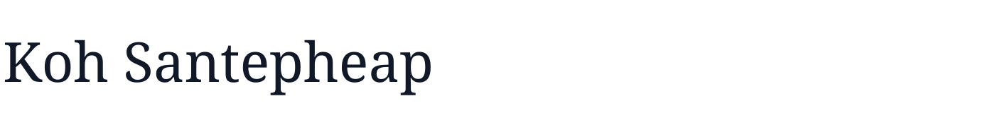 Koh Santepheap — KohSantepheap-Regular.ttf