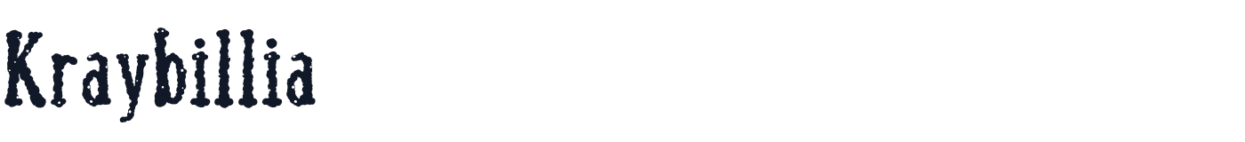 Kraybillia — KraybilliaOld-Bold.otf