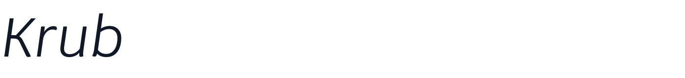 Krub — Krub-Italic.ttf
