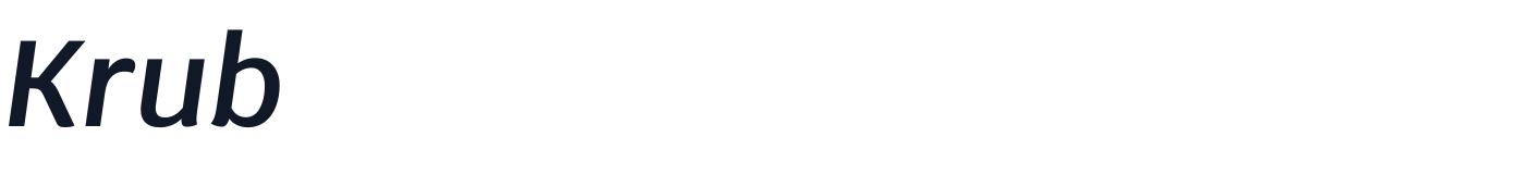 Krub — Krub-SemiBoldItalic.ttf
