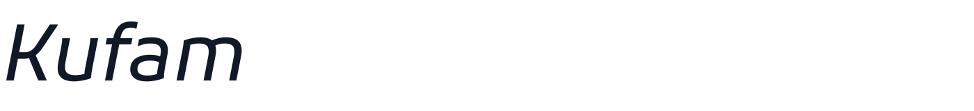 Kufam — Kufam-Italic[wght].ttf