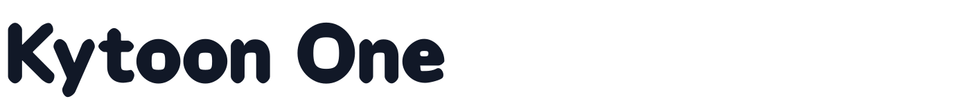 Kytoon One — KytoonOne-Regular.ttf