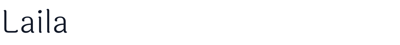 Laila — Laila-Light.ttf