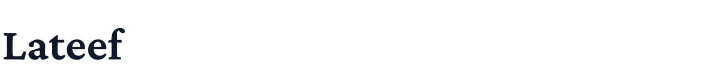 Lateef — Lateef-SemiBold.ttf
