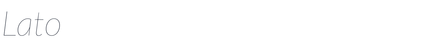 Lato — Lato-ThinItalic.ttf
