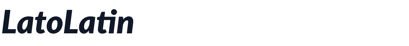 LatoLatin — LatoLatin-BlackItalic.ttf