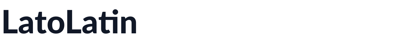 LatoLatin — LatoLatin-Heavy.ttf
