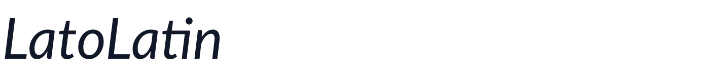 LatoLatin — LatoLatin-Italic.ttf