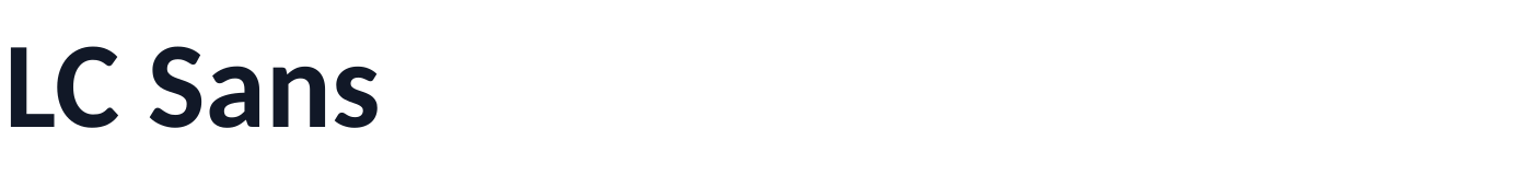 LC Sans — LCSans-Bold.ttf