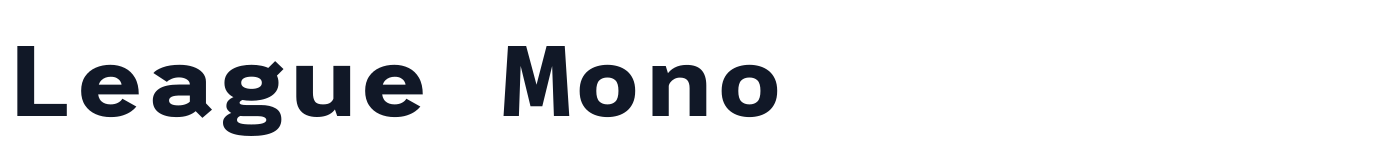League Mono — league-mono-latin-700-normal.ttf