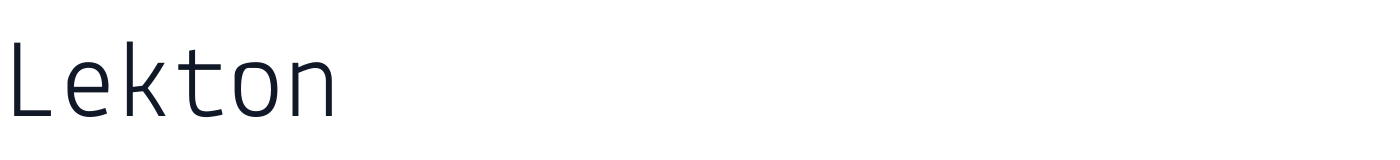 Lekton — Lekton-Regular.ttf