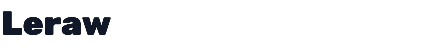 Leraw — Leraw-Black.ttf