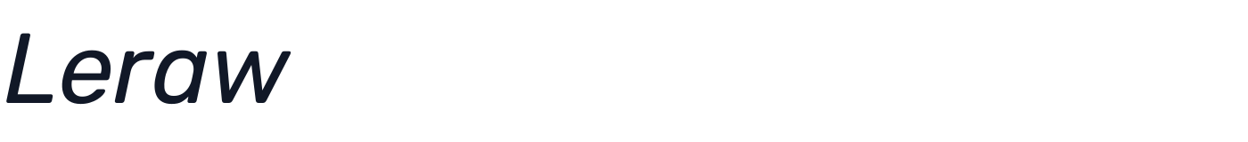 Leraw — Leraw-Italic.ttf