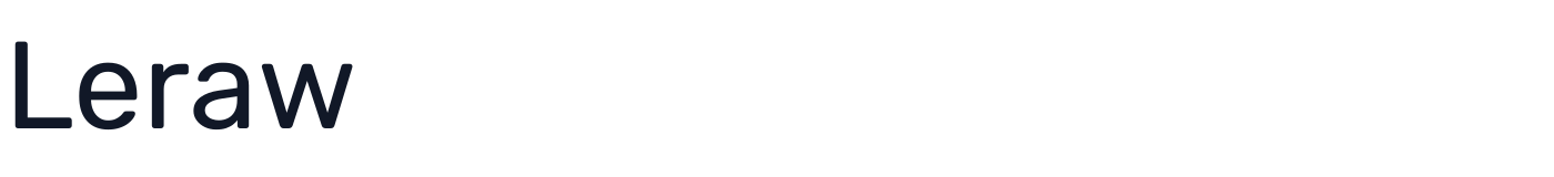 Leraw — Leraw-Regular.ttf