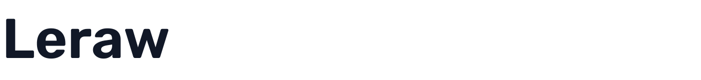 Leraw — Leraw-SemiBold.ttf