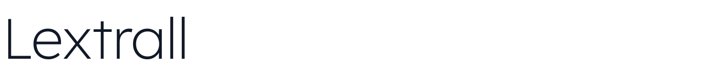 Lextrall — Lextrall-ExtraLight.ttf