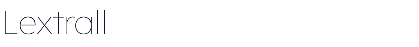 Lextrall — Lextrall-Thin.ttf