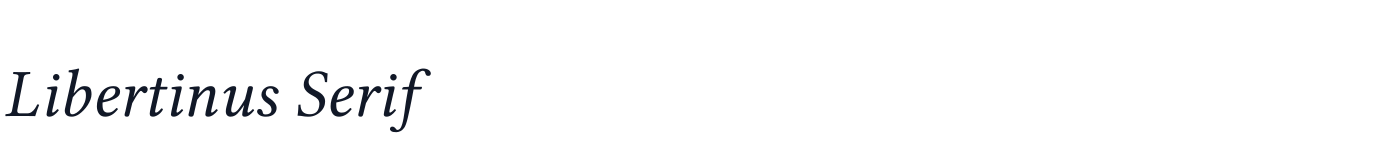 Libertinus Serif — LibertinusSerif-Italic.ttf