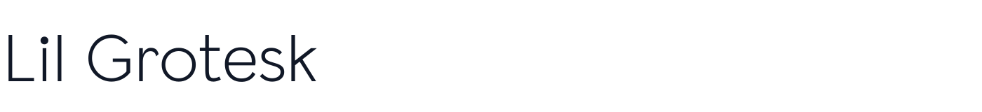 Lil Grotesk — LilGrotesk-Light.ttf