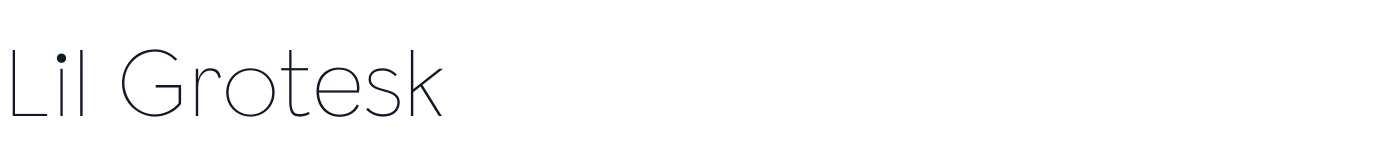 Lil Grotesk — LilGrotesk-Thin.otf