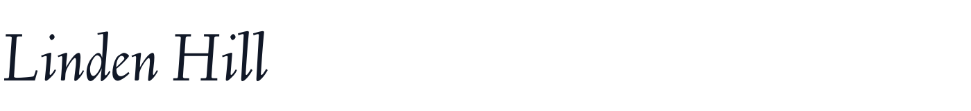 Linden Hill — LindenHill-Italic.ttf