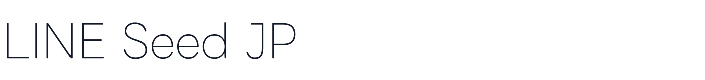 LINE Seed JP — LINESeedJP-Thin.ttf