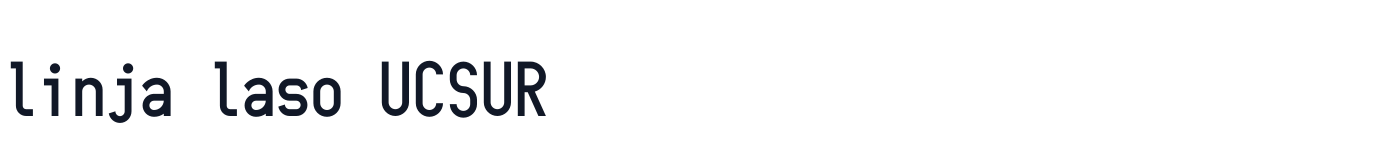 linja laso UCSUR — linja_laso_medium_UCSUR.otf