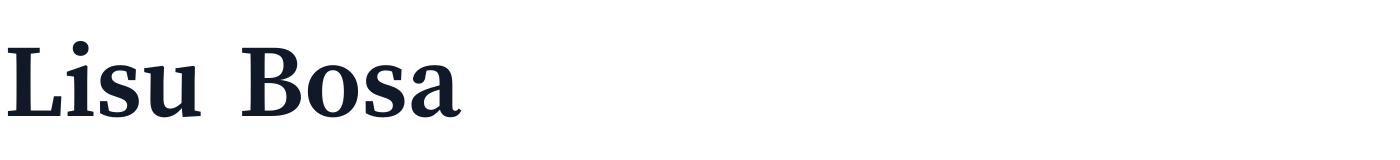 Lisu Bosa — LisuBosa-ExtraBold.ttf