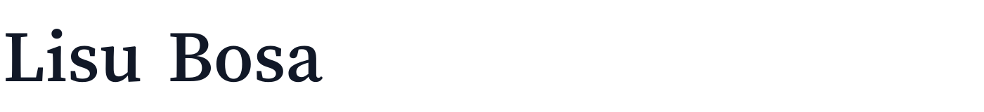 Lisu Bosa — LisuBosa-SemiBold.ttf