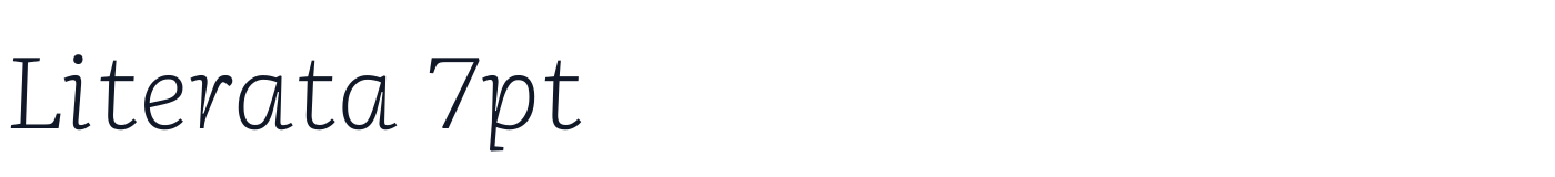 Literata 7pt — Literata7pt-ExtraLightItalic.ttf