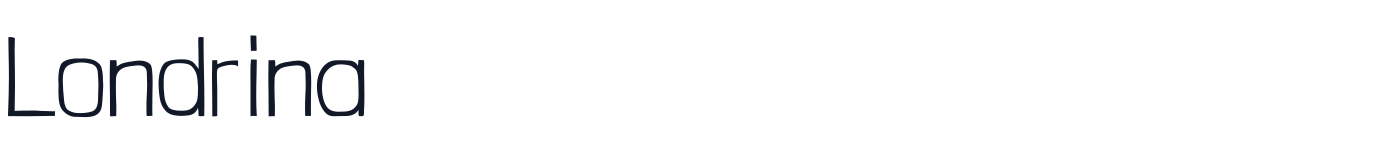 Londrina — LondrinaThin-Regular.ttf
