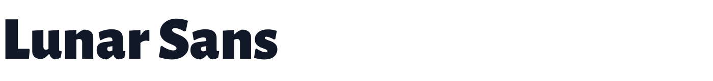 Lunar Sans — LunarSans-Black.ttf