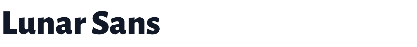 Lunar Sans — LunarSans-ExtraBold.ttf