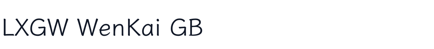 LXGW WenKai GB — lxgw-wenkai-gb-regular-v0.965.1-subset-standard.ttf
