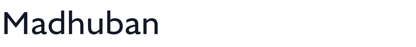 Madhuban — Madhuban-Regular.otf