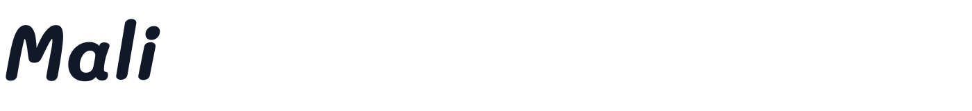 Mali — Mali-BoldItalic.ttf