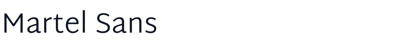 Martel Sans — MartelSans-Light.ttf