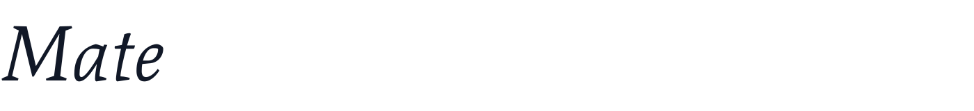 Mate — Mate-Italic.ttf