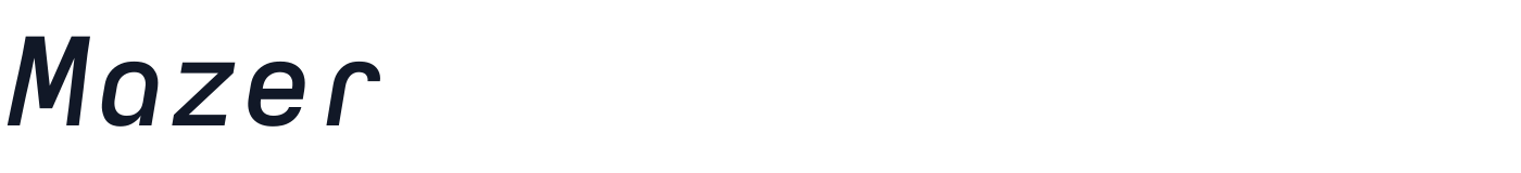 Mazer — 58c052da14-mazer-oblique.ttf