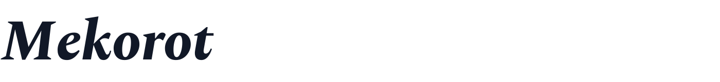 Mekorot — Mekorot-BoldItalic.ttf