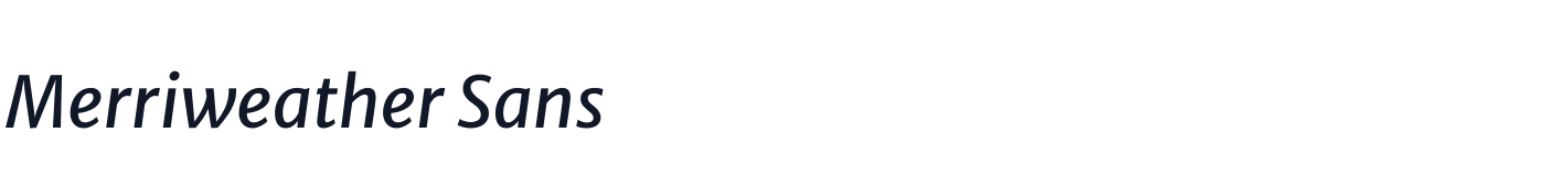 Merriweather Sans — MerriweatherSans-Italic[wght].ttf